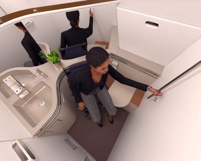 ​Bientôt disponible : des salles de bain plus grandes pour les... avions 