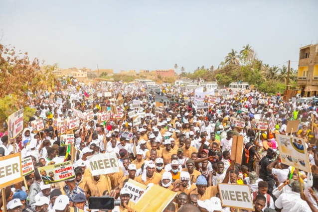 "Descente en banlieue dakarroise"  du Pr Macky Sall: Revivez l'incroyable mobilisation du jeune responsable de l'APR, Cheikh Mbacké Ndiaye