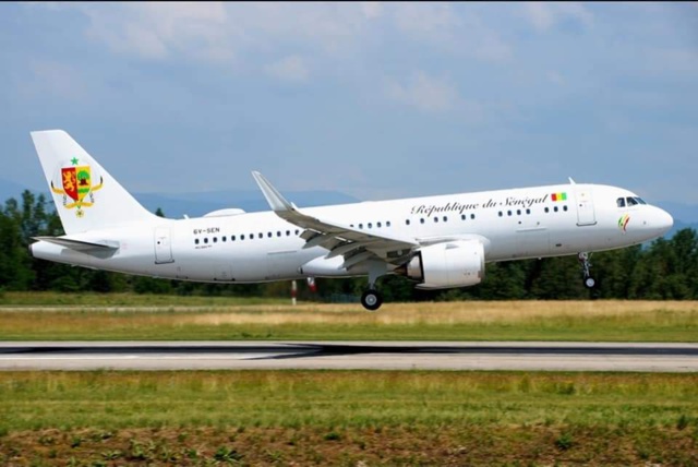 Premier vol d’essai- Voici le nouvel avion présidentiel du Sénégal !