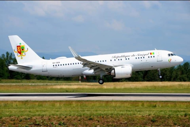 Premier vol d’essai- Voici le nouvel avion présidentiel du Sénégal !