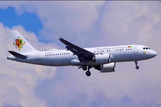 Premier vol d’essai- Voici le nouvel avion présidentiel du Sénégal !