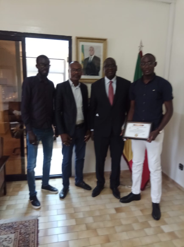 Le Consul du Sénégal à Casablanca, Massamba Sarr, honoré par l'Amicale des Jeunes Ressortissants Sénégalais