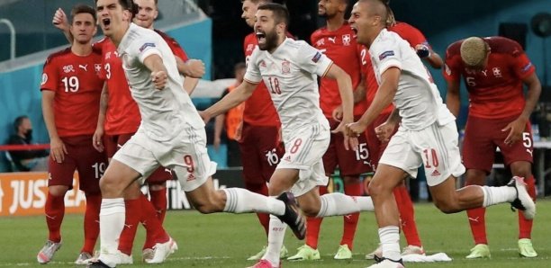 Euro-2021 : L'Espagne vient à bout d'une Suisse héroïque et se hisse en demi-finales Euro-2021 : L'Espagne vient à bout d'une Suisse héroïque et se hisse en demi-finales