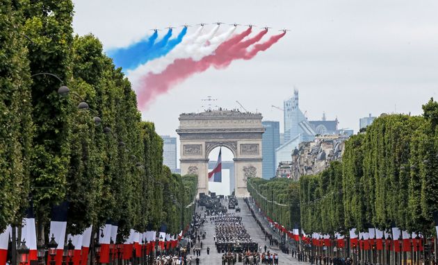 La France renoue avec le défilé militaire du 14 Juillet