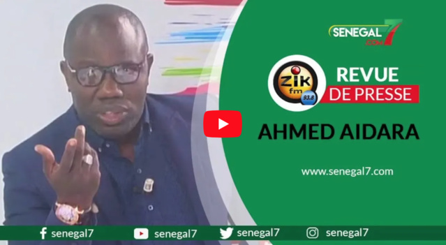 Revue de presse zik fm du mercredi 14 juillet 2021 par Ahmed Aidara