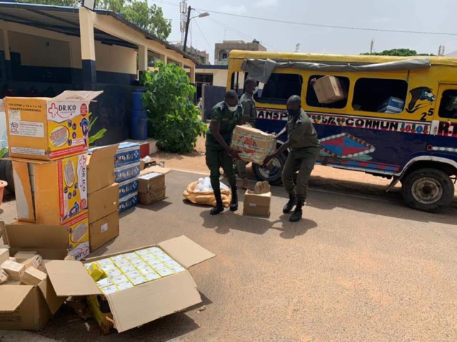 Saisie de médicaments d’une valeur de 46 millions par la brigade de gendarmerie Zone franche industrielle Saisie de médicaments d’une valeur de 46 millions par la brigade de gendarmerie Zone franche industrielle