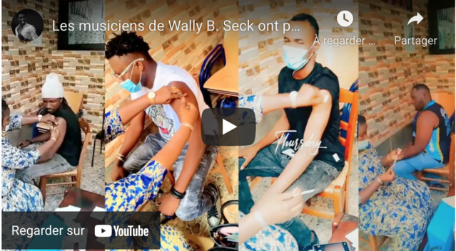 COVID-19: Waly Seck fait vacciner ses musiciens