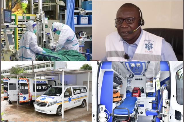 Prise en charge des cas Covid-19 : « Nous sommes débordés. En urgence, 90% des tests que nous faisons pour les malades reviennent positifs » (Mamadou Diarra Bèye, directeur SAMU National) Prise en charge des cas Covid-19 : « Nous sommes débordés. En urgence, 90% des tests que nous faisons pour les malades reviennent positifs » (Mamadou Diarra Bèye, directeur SAMU National)