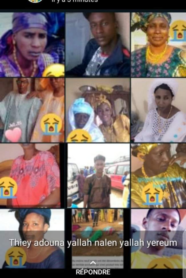 Accident mortel à Guédé ( Podor): Le message du chef de l'Etat Accident mortel à Guédé ( Podor): Le message du chef de l'Etat