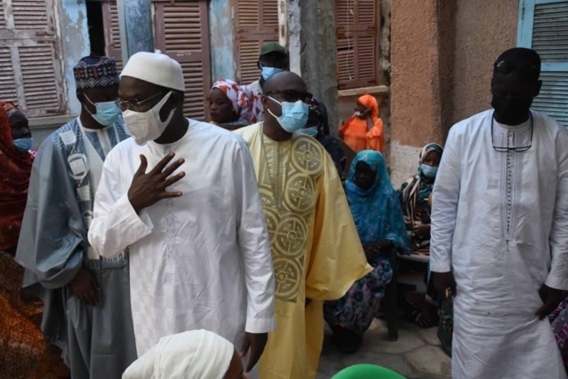 Décès du chef de village de NGOR- Khalifa Sall est allé présenter ses condoléances