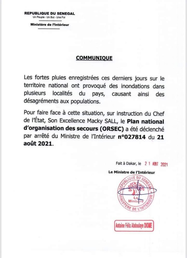 INONDATIONS : LE PLAN ORSEC DÉCLENCHÉ
