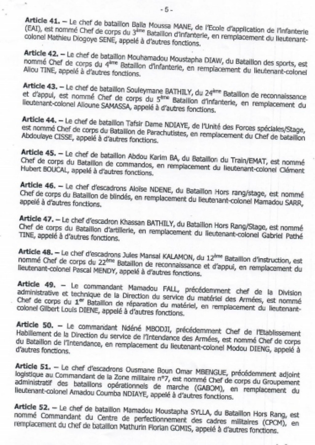 "Grande Muette" : Le grand chamboulement de Macky Sall (documents) "Grande Muette" : Le grand chamboulement de Macky Sall (documents)