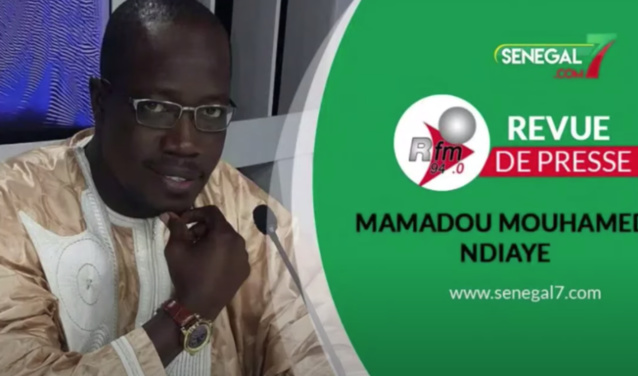 Revue de presse (wolof) Rfm du Mercredi 25 Aout avec Mamadou Mouhamed Ndiaye