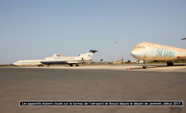 Gambie: Les avions de Yahya Jammeh cédés à 280 millions F CFA, l'Etat précise que...