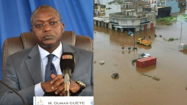 ​Aveux du ministre Oumar Guèye – Sur la lutte contre les inondations, l’Etat a  été arnaqué par l’entreprise Sahe : 1,8 milliards pour zéro