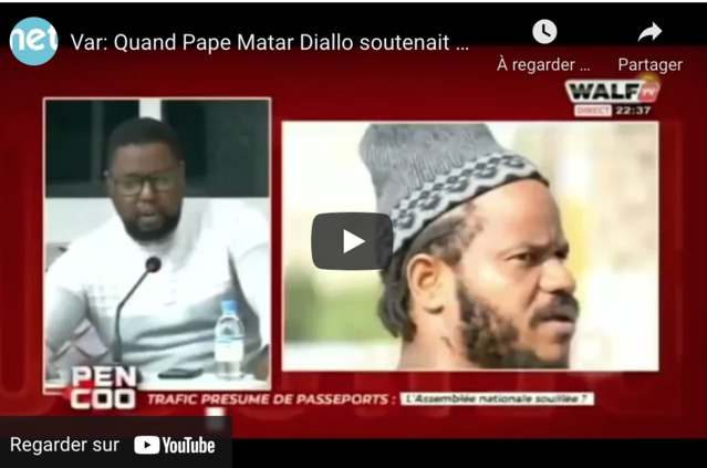 Var: Quand Pape Matar Diallo soutenait mordicus que Simon avait donné son passeport en garantie à... Var: Quand Pape Matar Diallo soutenait mordicus que Simon avait donné son passeport en garantie à...