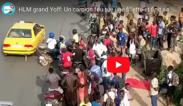 HLM Grand-Yoff: Un camion fou tue une fillette et finit sa course dans un parking de voitures
