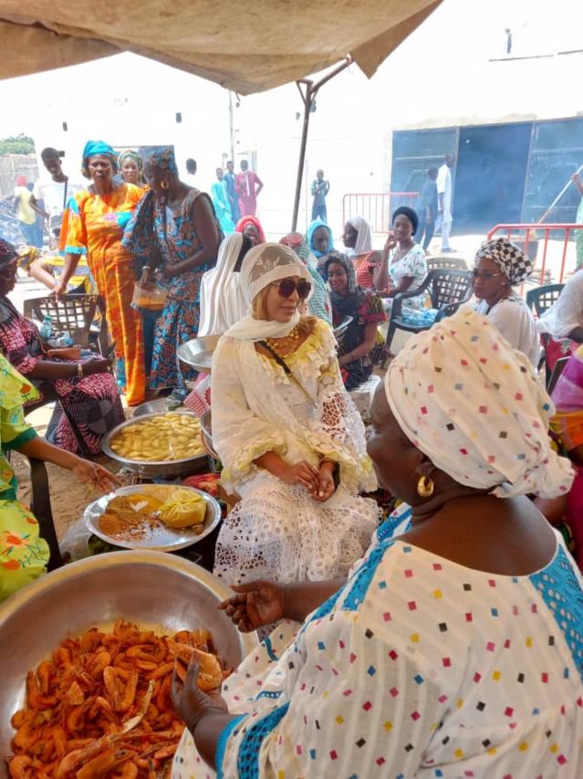 Magal 2021- La diva Viviane Chudid chez  Sokhna walo bou serigne Saliou (Images)