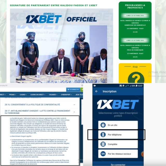 Montée en puissance de 1xbet au Sénégal : quand l’appât du gain facile hypothèque des avenirs et constitue une menace sécuritaire