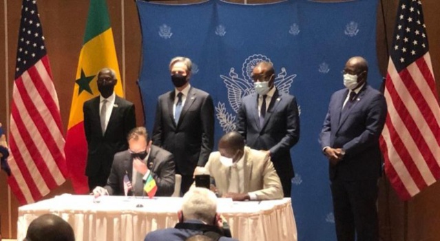 Infrastructures routières et sécurité: Washington et Dakar signent un accord de financement à hauteur de 581,4 milliards FCFA Infrastructures routières et sécurité: Washington et Dakar signent un accord de financement à hauteur de 581,4 milliards FCFA