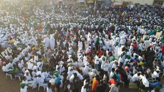 Les images de l'investiture de Barthelemy DIAS  et des candidats de Yewwi Askan Wi / Dakar