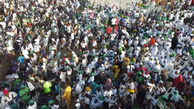 Les images de l'investiture de Barthelemy DIAS  et des candidats de Yewwi Askan Wi / Dakar
