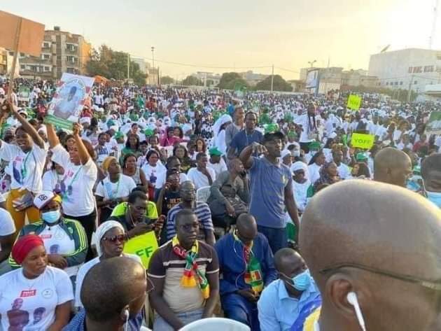 Les images de l'investiture de Barthelemy DIAS  et des candidats de Yewwi Askan Wi / Dakar