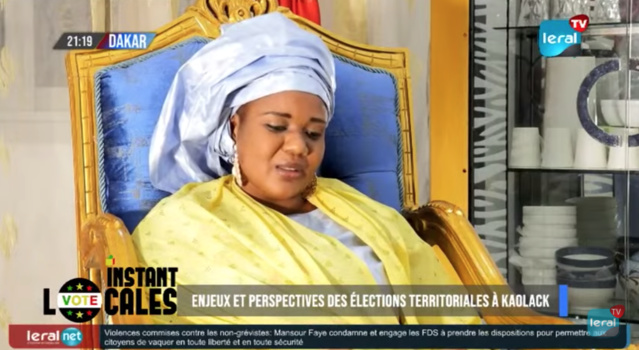 Instant « Locales » / Néné Mbodja Niasse approuve les choix du Président Macky Sall à Kaolack