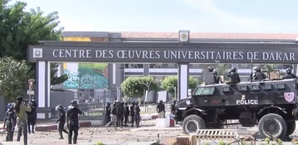 Ça chauffe à l'UCAD depuis trois heures de temps- Affrontements entre étudiants et forces de l’ordre