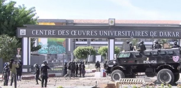 Ça chauffe à l'UCAD depuis trois heures de temps- Affrontements entre étudiants et forces de l’ordre Ça chauffe à l'UCAD depuis trois heures de temps- Affrontements entre étudiants et forces de l’ordre