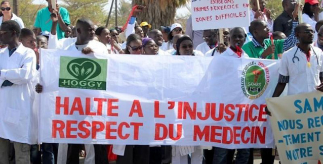 Grève et marche nationale : Six syndicats unis pour paralyser le système de la santé