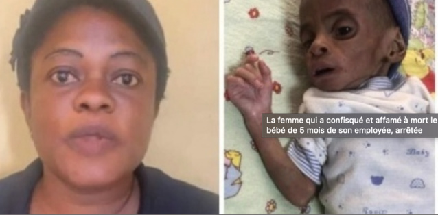 La femme qui a confisqué et affamé à mort le bébé de 5 mois de son employée, arrêtée La femme qui a confisqué et affamé à mort le bébé de 5 mois de son employée, arrêtée