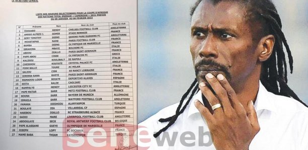 Can 2022: Aliou Cissé publie une liste de 27 joueurs Can 2022: Aliou Cissé publie une liste de 27 joueurs