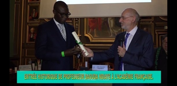 Prix de la francophonie décerné par l’académie française : Le Pr Daouda Ndiaye au pinacle