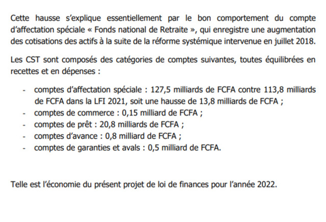 L'économie du projet de Loi de Finances 2022: Ce que prévoit de réaliser la Douane sénégalaise (Document) L'économie du projet de Loi de Finances 2022: Ce que prévoit de réaliser la Douane sénégalaise (Document)