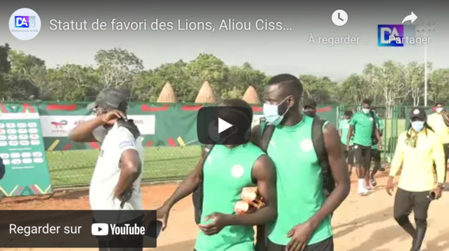 Statut de favori des Lions, Aliou Cissé rassure : "Les joueurs savent comment gérer la pression..."