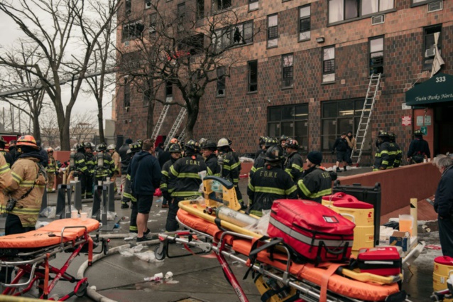 New York : incendie meurtrier dans le Bronx New York : incendie meurtrier dans le Bronx