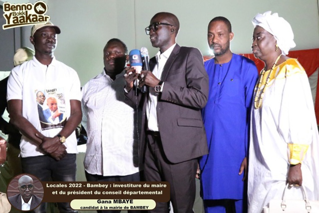 Locales à Bambey: Gana Mbaye et Babacar Ndiaye investis par la jeunesse de BBY... Locales à Bambey: Gana Mbaye et Babacar Ndiaye investis par la jeunesse de BBY...