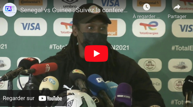 Senegal vs Guinee : Suivez la conference de presse d'avant-match d'Aliou Cisse..