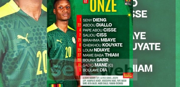 [CAN 2021] SÉNÉGAL-GUINÉE LA COMPOSITION OFFICIELLE DES LIONS