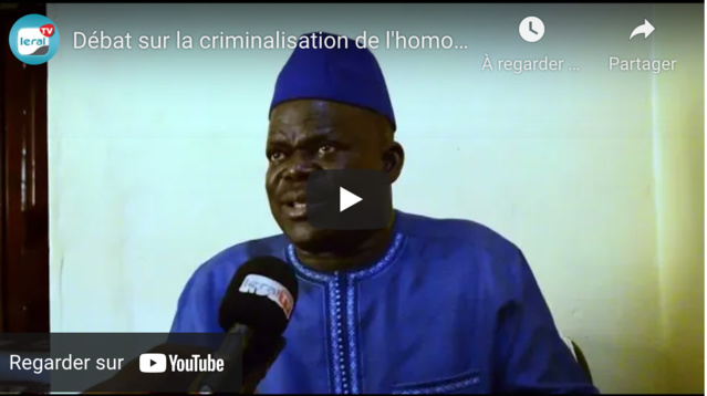 Débat sur la criminalisation de l'homosexualité: Ce qu'en pense le député Pape Songué Diouf