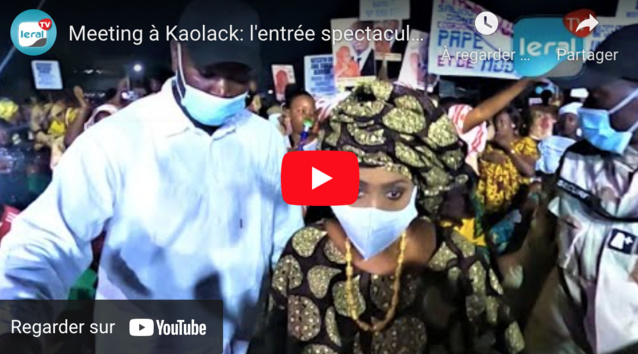 Méga Meeting à Kaolack: l'entrée spectaculaire de Me Nafissatou D. CISSE accompagné d'une foule immense