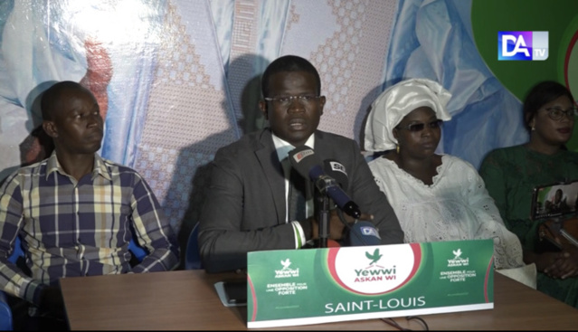 Saint-Louis Abba Mbaye le candidat de Yewwi Askan Wi crache sur la main tendue de Mansour Faye