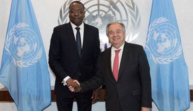 ONU : le patron de la Minusca Mankeur Ndiaye sur le départ ONU : le patron de la Minusca Mankeur Ndiaye sur le départ