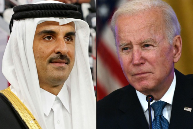 L'émir du Qatar reçu à Washington par Joe Biden