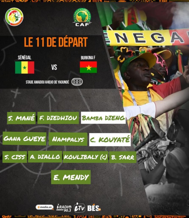 KOUYATÉ RETROUVE SA PLACE, BAMBA DIENG PRÉFÉRÉ À...