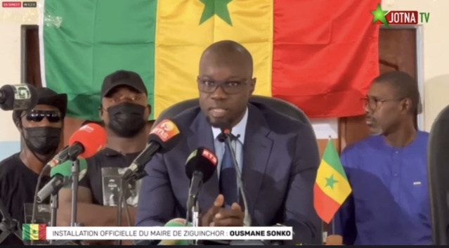 ​Installé ce jeudi comme nouveau maire de Ziguinchor – Sonko délivre un message responsable