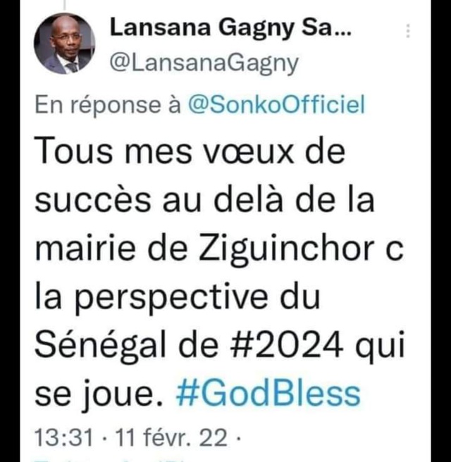 Viré de l'ONAS, Lansana Sakho fait les yeux doux à Sonko Viré de l'ONAS, Lansana Sakho fait les yeux doux à Sonko