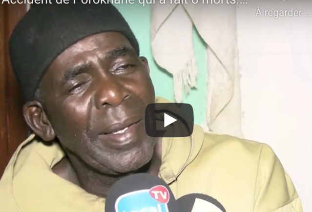 Accident de Porokhane qui a fait 8 morts: Cet homme meurtri, a perdu ses deux épouses...