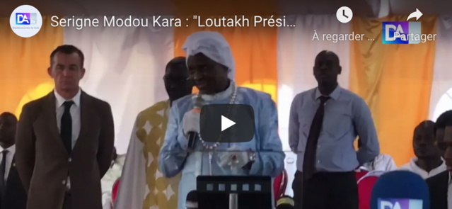 Serigne Modou Kara Mbacké : « Litakh Président Macky Sall wargno dolléle… »